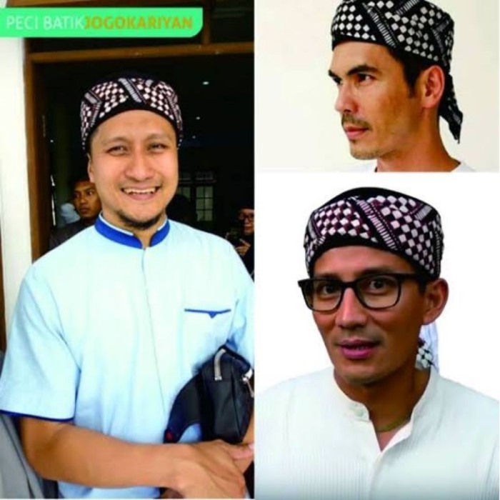 Peci Batik Jogokariyan Kopiah Khas Artis Songkok Batik Kopyah