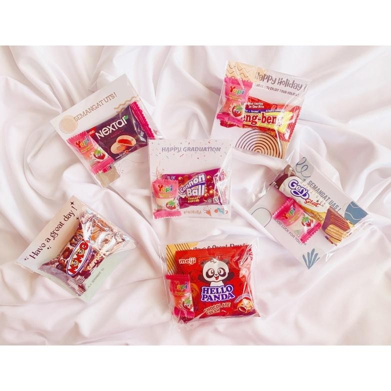 

(free custom tulisan) Mini Gift Birthday Snack Kado Hadiah