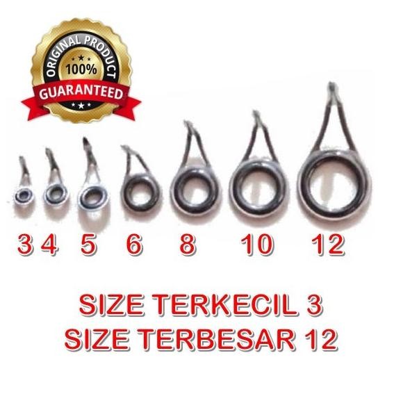 # OSEG SIZE  3 4 5 6 8 10 12 Ring guide / Marit / OseK / Cincin PCT / OSEK / Ring PCT bahan stainles