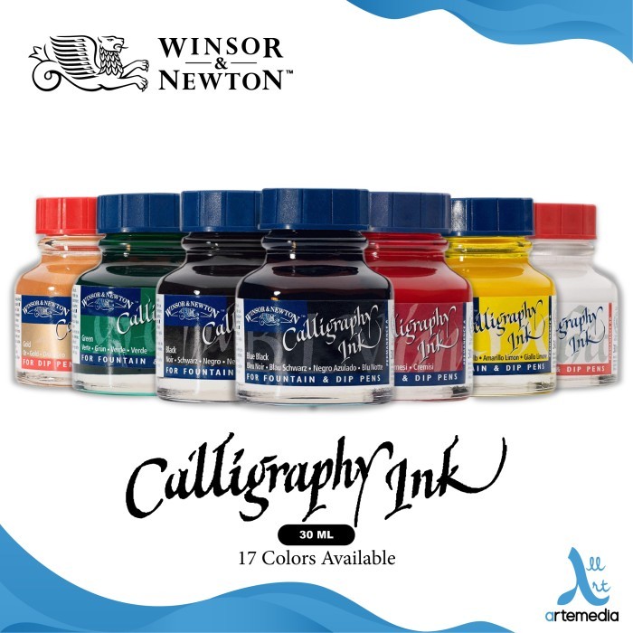 

Tinta Kaligrafi Winsor & Newton 30ml Bottle Calligraphy Ink