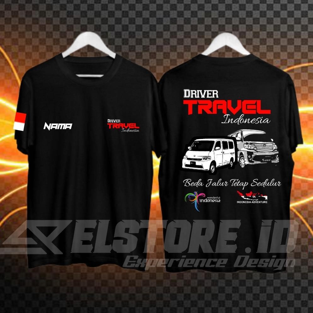 Promo Kaos Distro Travel Indonesia Baju Premium Pria Dan Wanita Travel Mania