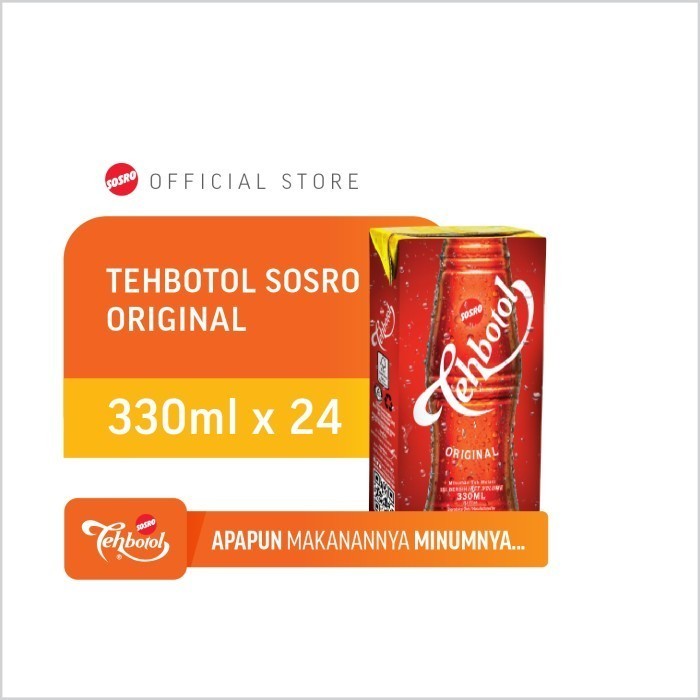 

Teh Botol Sosro Kotak 330ml 1 dus isi 24 pcs - minuman murah