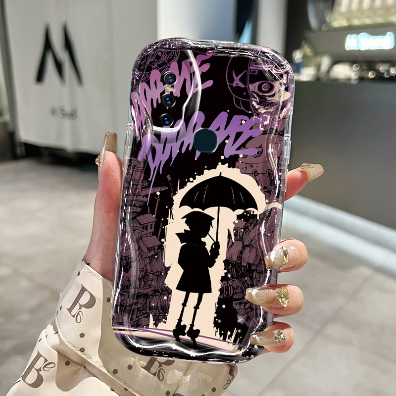 Casing Hp Untuk VIVO V15 VIVO V15 Pro VIVO V20 Pro VIVO S7 Case Casing HP Kesing Robot sarung payung