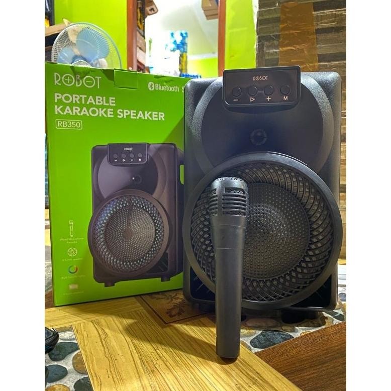 Sale [ Spk Rb350 ]- Salon Sound Speaker Speker Robot Rb350 Speaker Portabel  Bluetooth 5.3 Karaoke W
