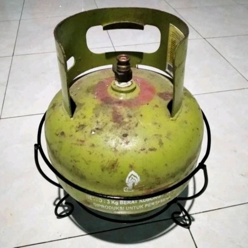 Er-6 Rak Tabung Gas Lpg 3Kg/Tatakan Tabung Gas Lpg/Rak Tabung Gas Lpg/Rak Dapur Tempat Gas Lpg 3Kg/F