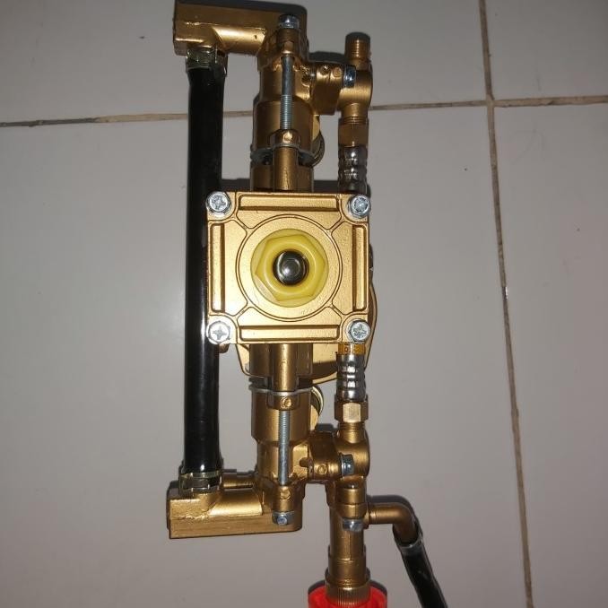 Pertukangan Modifikasi Mesin Potong Rumput Ke Mesin Steam