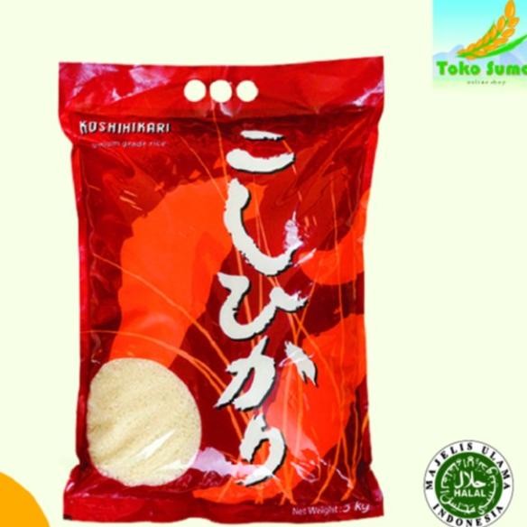 

Beras Jepang Premium Koshihikari Merah 5KG GS1