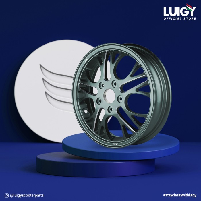 Velg Vespa Matic Sprint Primavera Gts Drumbrake CS 03 Luigy - GRAY