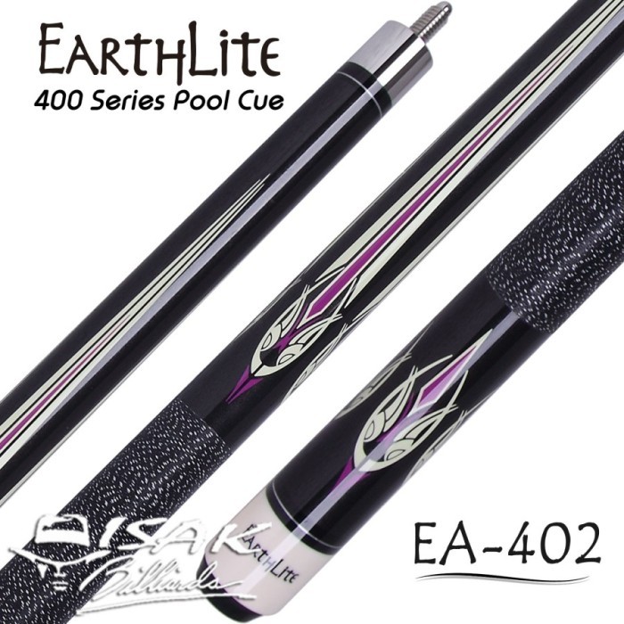 EARTHLITE EA-402 - MAPLE POOL BILLIARD CUE STICK - STIK BILIAR - 13 MM / SECOND NEGO