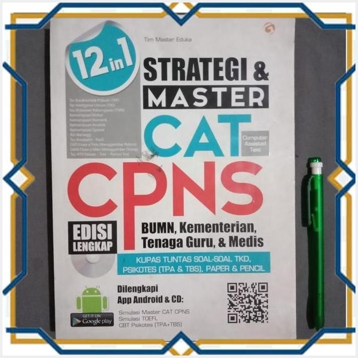 [KIO] STRATEGI & MASTER CAT CPNS -BUKU BEKAS MURAH ORIGINAL