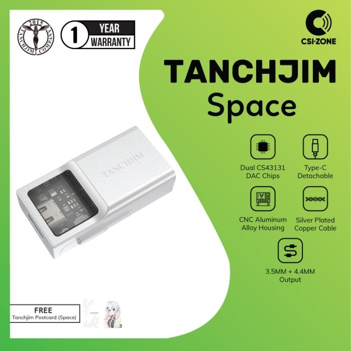 Tanchjim Space Dual CS43131 Portable USB / Amplifier