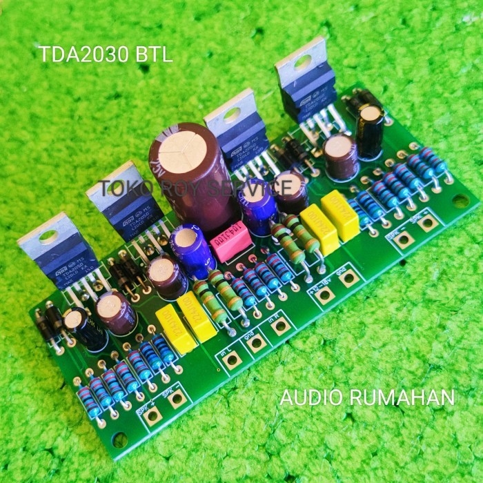 kit power amplifier TDA2030 BTL baca deskripsi