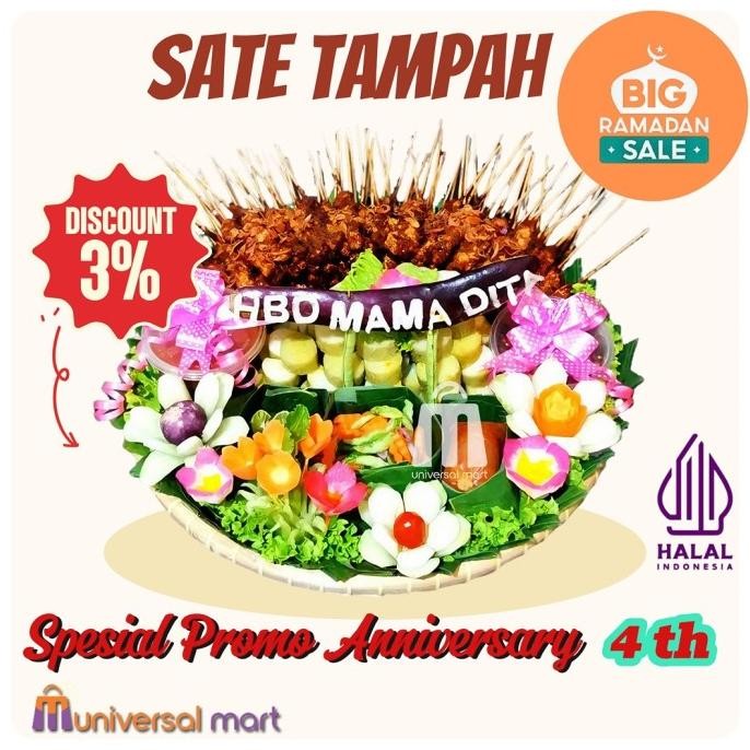 

Tumpeng Sate Ayam Sate Tampah Porsi Bervariasi
