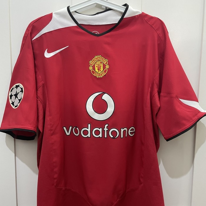 JERSEY MANCHESTER UNITED HOME 2004-2005 (UCL) ORIGINAL