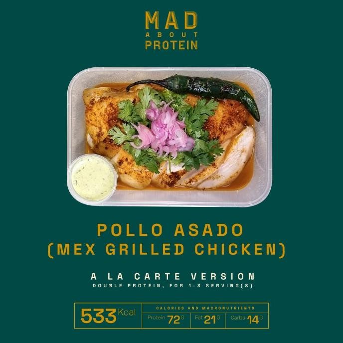 

[ALA CARTE] Pollo Asado (Mex Grilled Chicken) - MAD ABOUT PROTEIN