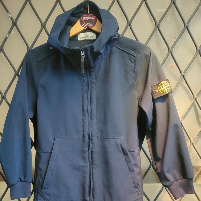 STONE ISLAND SOFTSHELL - R NAVY AUTHENTIC BY CERTILOGO