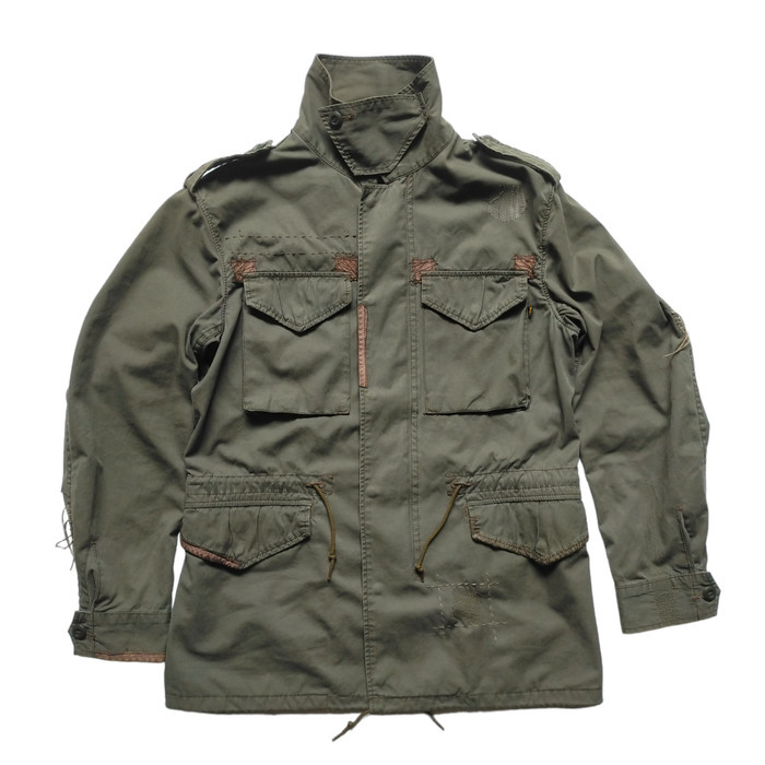 ALPHA INDUSTRIES M51 FIELD JACKET DISTRESSED LOOK (BOMBER ECWCS MA1)