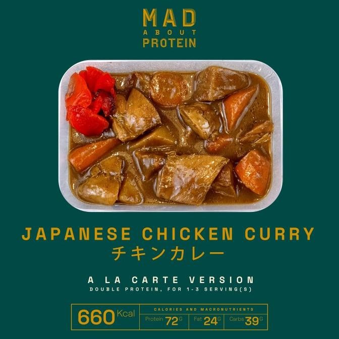 

[ALA CARTE] Japanese Chicken Curry MAD ABOUT PROTEIN Frozen Mealprep
