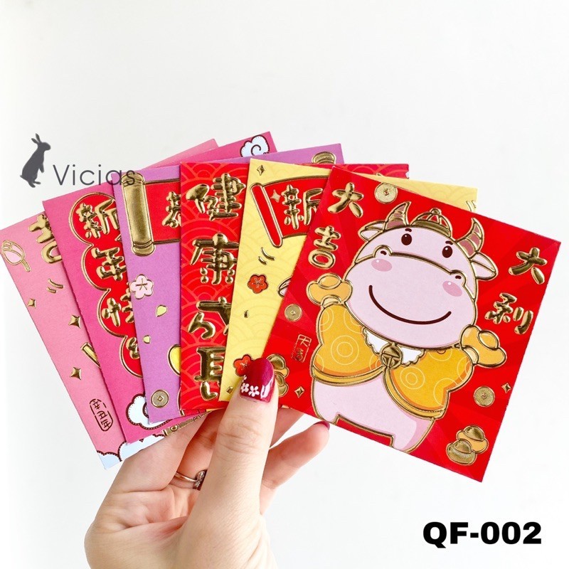 

MURAH 6PCS ANGPAO SAPI KERBAU LUCU IMLEK SINCIA TAHUN 2021 HOKI ANGPAU PREMIUM