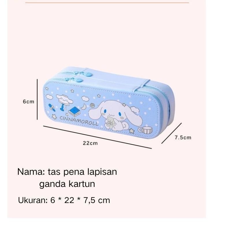 

LNB-1217 Ready StockKuromi Tas Pensil Kapasitas Besar Dua Lapis /Kotak Pensil Dekompresi Perempuan Lucu Lembut 3D Lucu Anak-anak Siswa Sekolah Dasar Berkapasitas Besar Dengan Dekompresi Multi-fungs Terlaris
