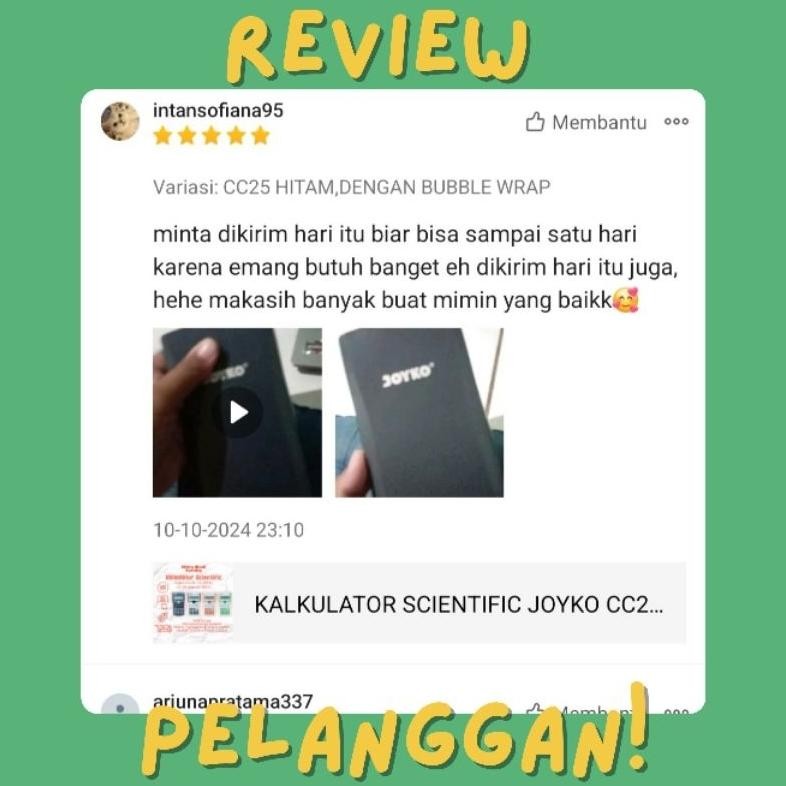 

iQ45 KALKULATOR SCIENTIFIC JOYKO CC23, CC23CO, CC25, CC25CO, VIS 1 KC06 / CALCULATOR ILMIAH ESTETIK KALKULATOR SCIENTIFIC JOYKO PASTEL LUCU TERMURAH KALKULATOR SCIENTIFIC MURAH / MITRA ABADI KATALOG JOGJA Murah