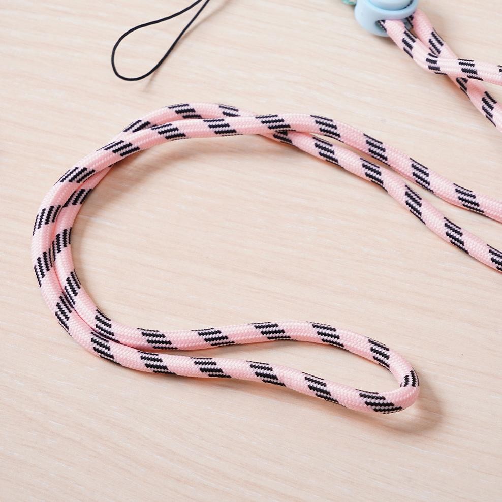 

Re27 Ataru Lanyard Color Block Strap - Pink Tali Leher Name Tag Id Card Kartu Akses Tali Gantungan Hp Termurah
