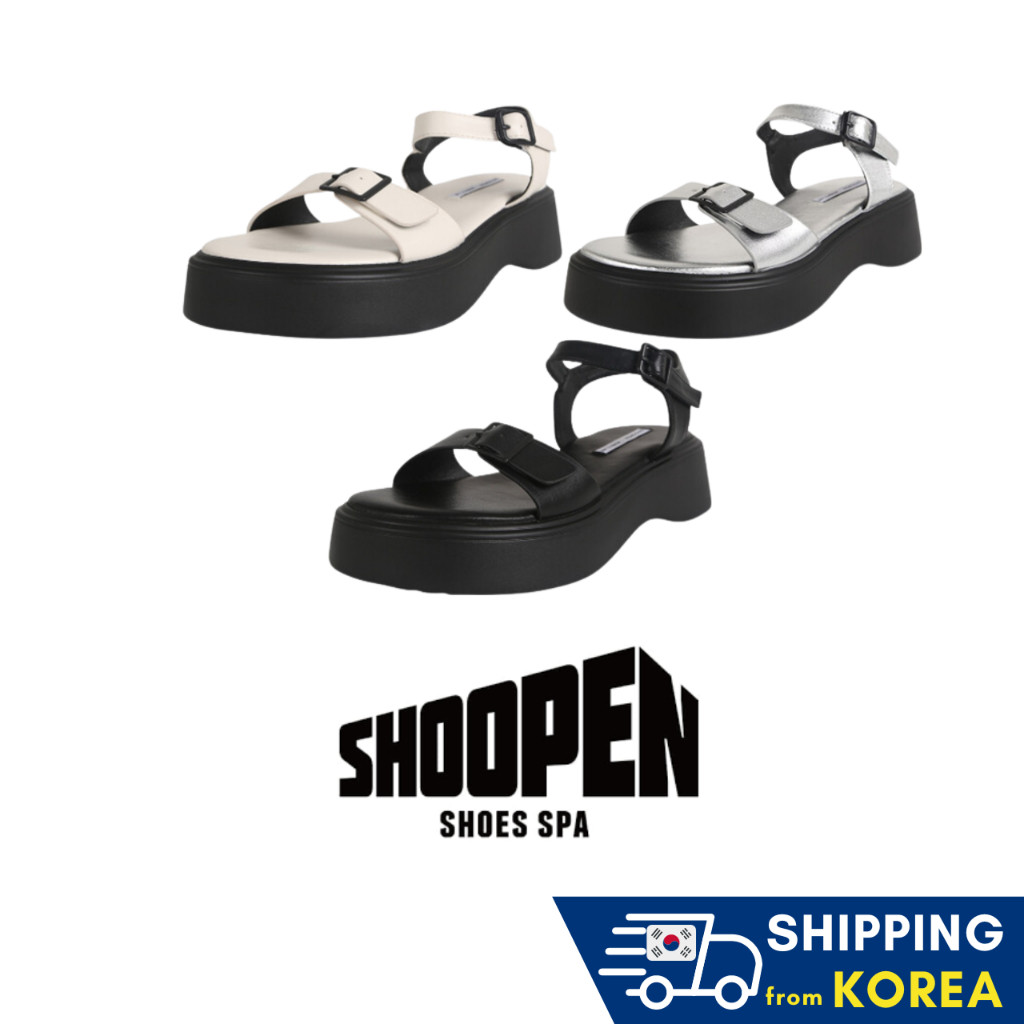 [SHOOPEN] (🇰🇷Merek Korea / Gaya Korea) Sandal Platform Gesper HPWWND3602 |aJCz21wW|
