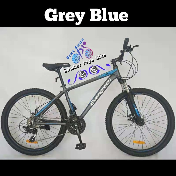 Laris Sepeda Mtb 26 Inch Evergreen Blaze Frame Alloy 24Speed