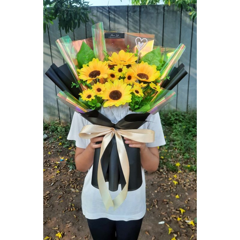 Buket Bunga Matahari Artificial Large Buket Bunga Palsu