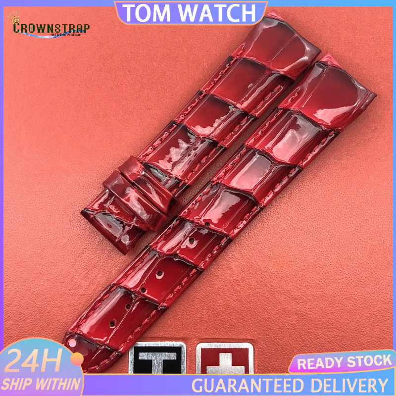 Untuk Tali Jam Tissot Tali Kulit 18mm Cocok untuk 1853 Kutu T035 Sabuk T035207A T035210A Tali Kulit 