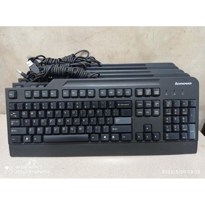 Keyboard Komputer Built Up LENOVO. Colokan interface USB. [terbaik]