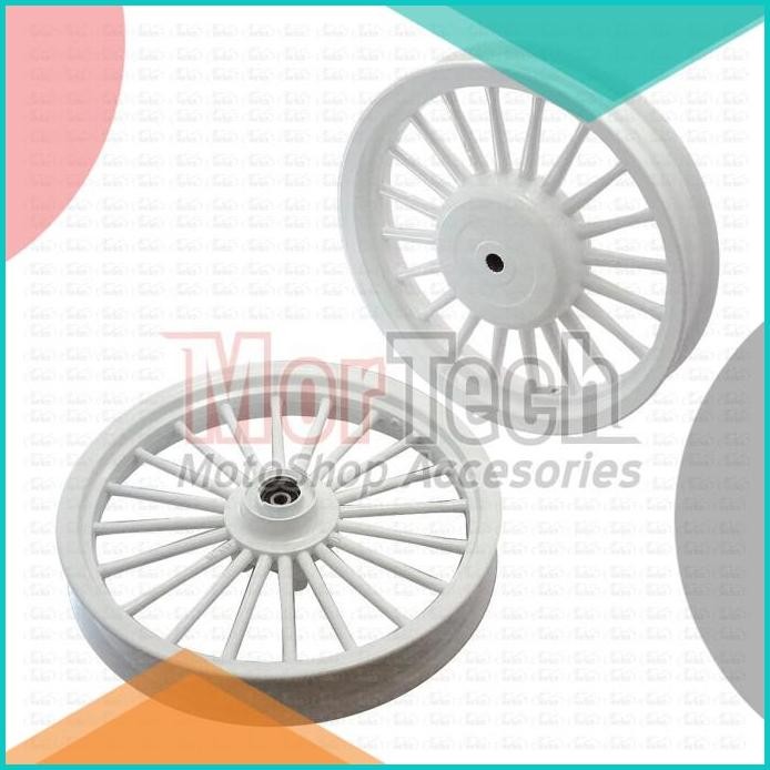 Velg - Pelek Racing Lebar Rossi Turbin Mio Soul 110 Palang 20 Putih 1