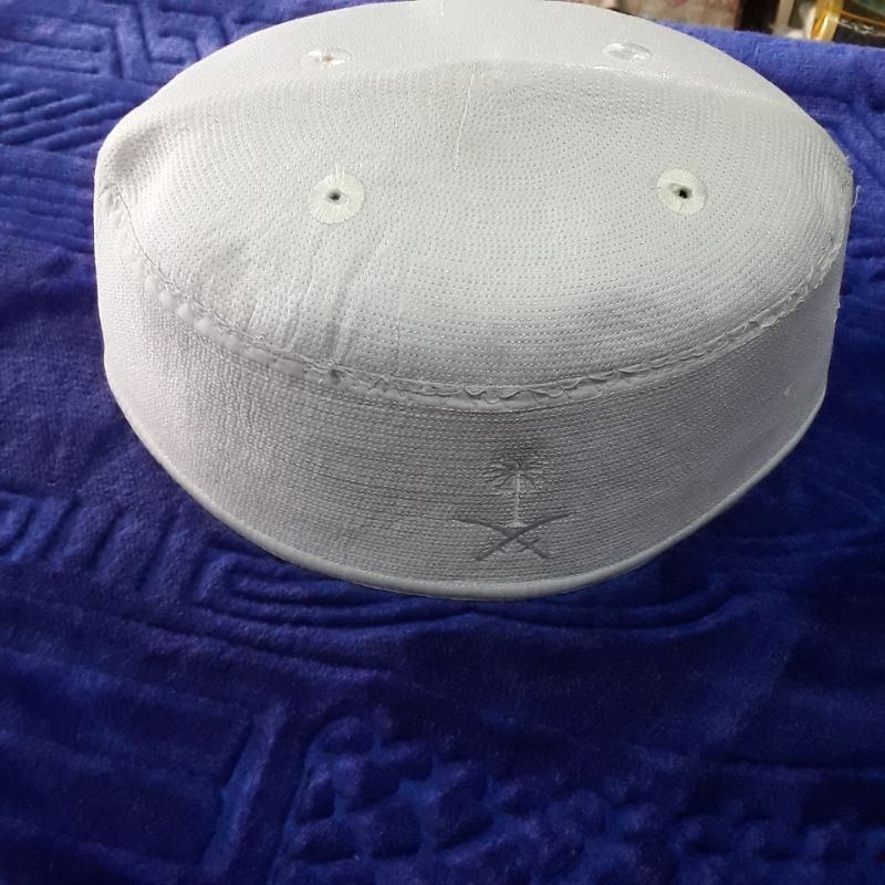 kopiah haji topi haji warna putih