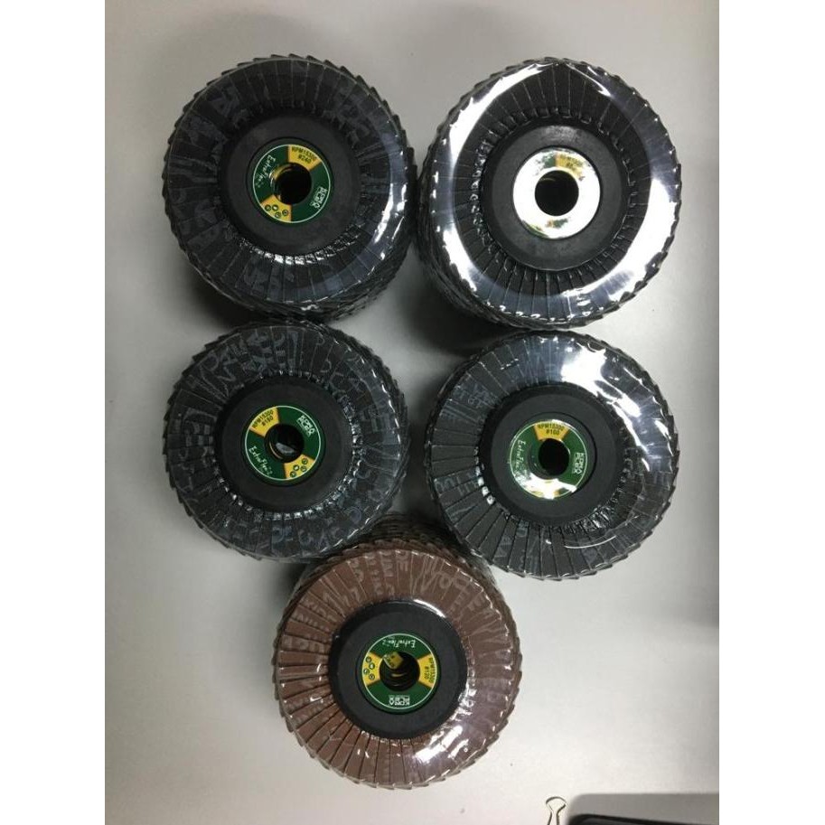 ] Amplas Susun 4inch Konaflex Flexible Flap Disc BLUE