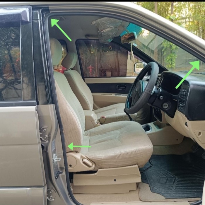 (UNTUK 4 PINTU) KARET PEREDAM BODY PINTU MOBIL SUZUKI PANTHER TOURING