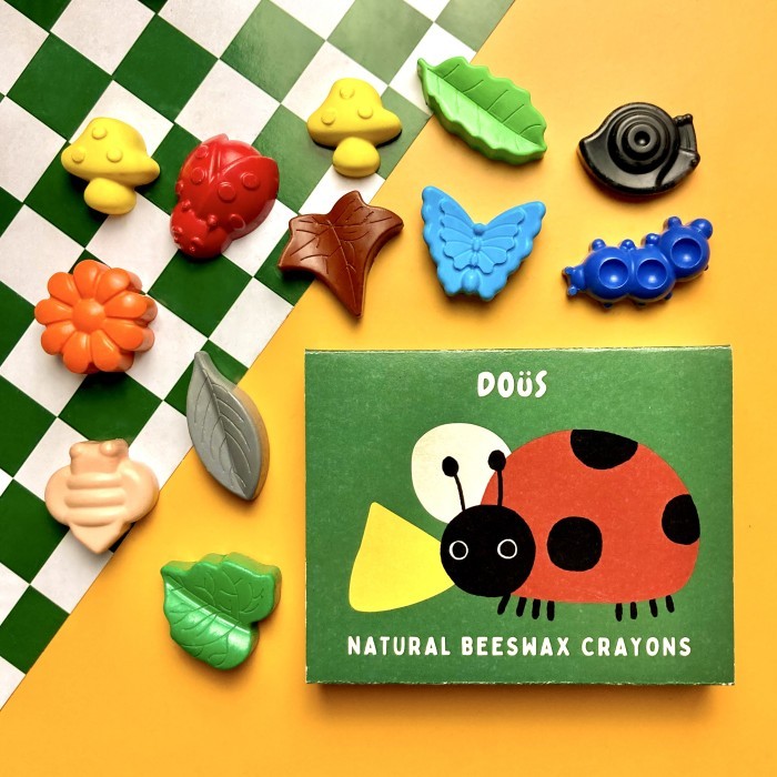 

Beeswax Crayons with Garden Themed by Dous Colors