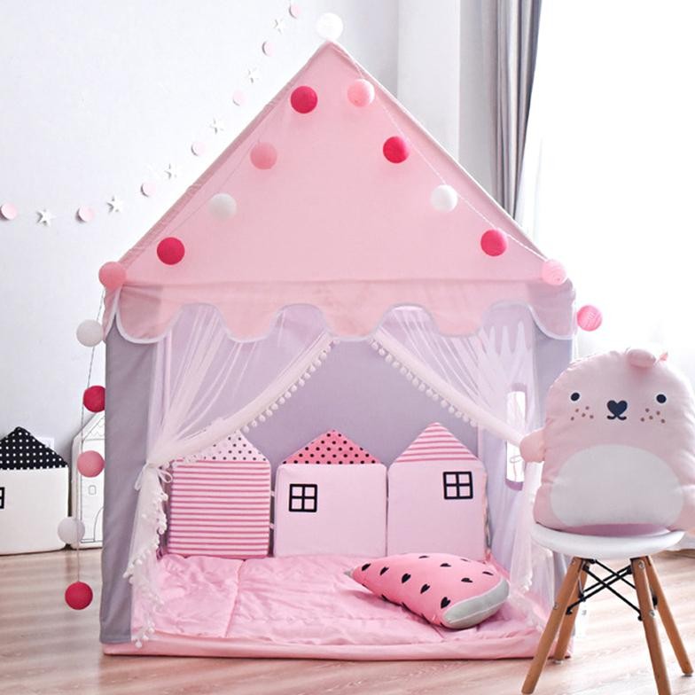 Baru Tenda Bermain Anak Tenda Anak Serbaguna Model Rumah Tenda Princess Jumbo | Tenda Anak Perempuan