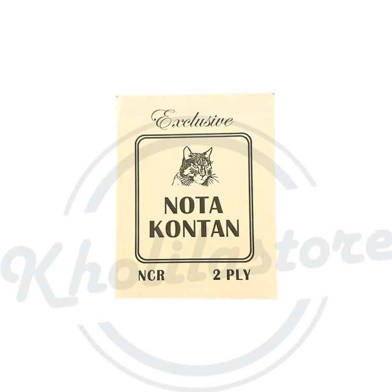 

Nota Kontan Kecil NCR 2 ply Exclusive isi 10 pcs yang laris