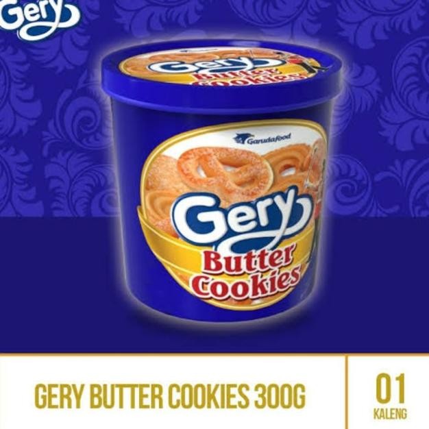 

Gery Butter Cookies 225Gr Dan 300Gr Biskuit Kaleng Lebaran Enak