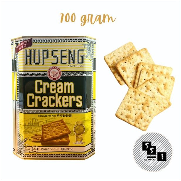 

Hup Seng Cream Craers Kaleng / Biskuit Hupseng Asin Kaleng 700Grm