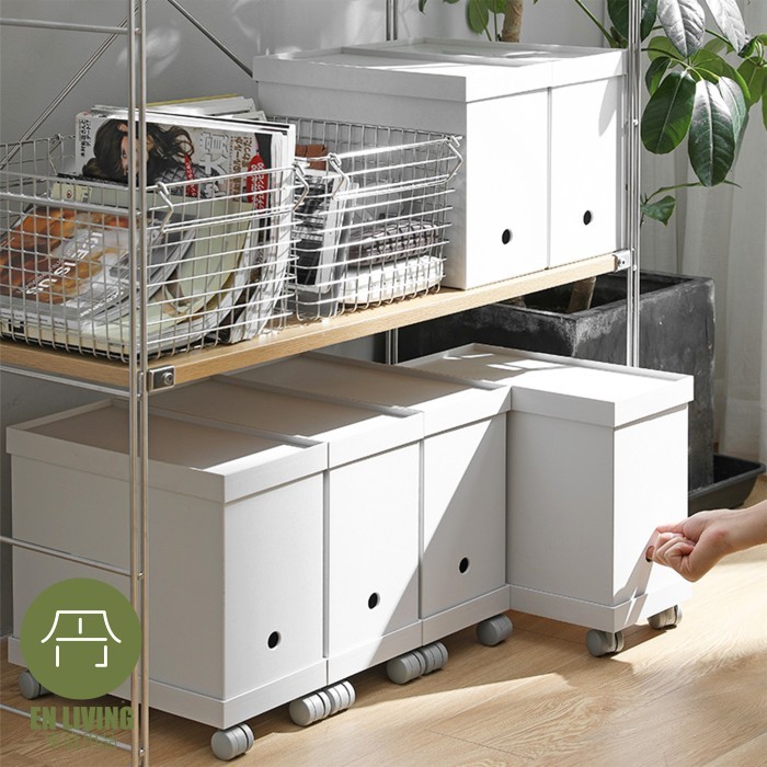 

Sale En Living Pp File Box + Caster / Box File / Storage Box / Kotak