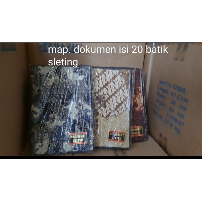 

Sale Map Dokumen Isi 20 Batik Kain Bazic Sleting Ukuran F4