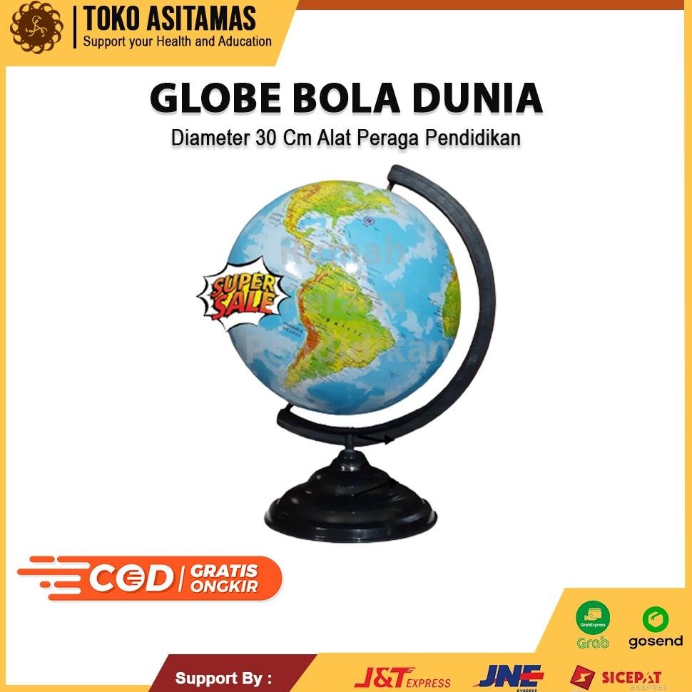 

Baru Globe Bola Dunia Diameter 30 Cm Alat Peraga Pendidikan Berkualitas