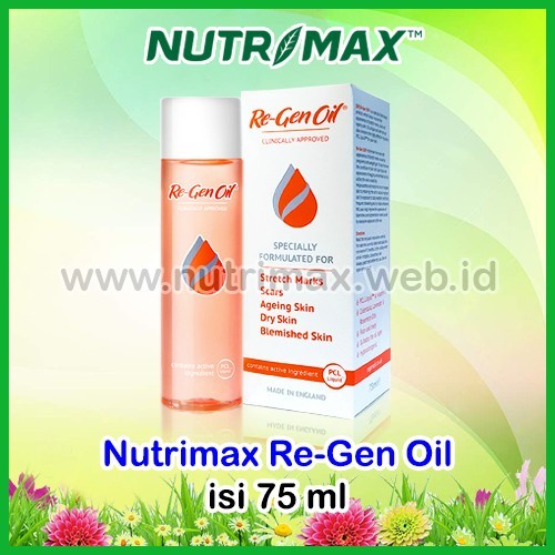 Termurah Nutrimax Re-Gen/Regen Oil 75 Ml Obat Penghilang Bekas Luka/Stretchmark