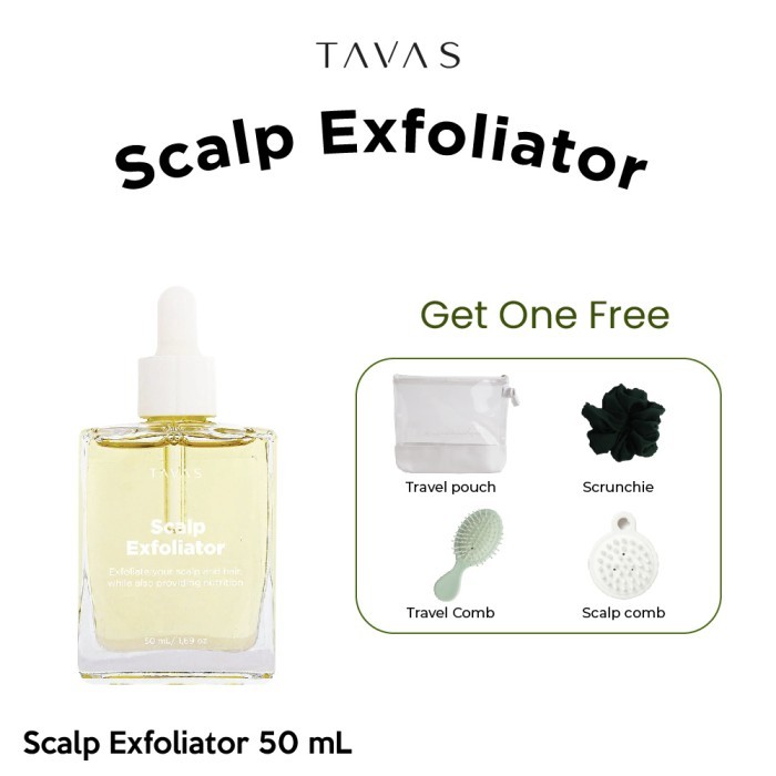 Termurah Tavas Scalp Exfoliator 50Ml / Vitamin Perawatan Kulit Kepala