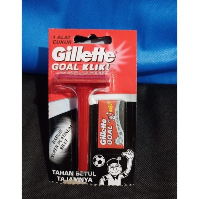 Cukuran Gillette Gilet Goal Klik Alat Cukur Kumis Dan Jenggkot Dan Lain" Per Papan 6 Pcs