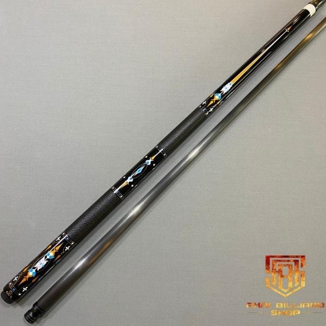 Stik Billiard Carbon Cue x HQ 10 Wraples, Cue x Carbon Shaft 12.5mm ( Second Like New )
