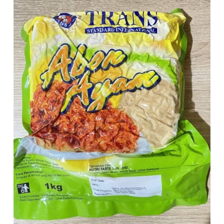 

Trans Abon Ayam Manis 1Kg - Sweet Chien Floss Topping Roti