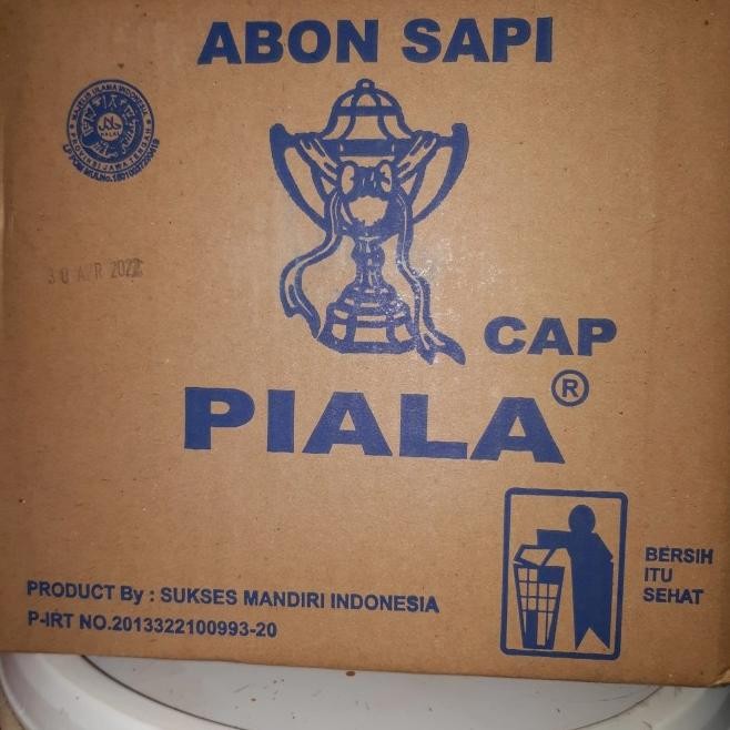 

Abon Sapi Merk "Piala" Kemasan 1Kg