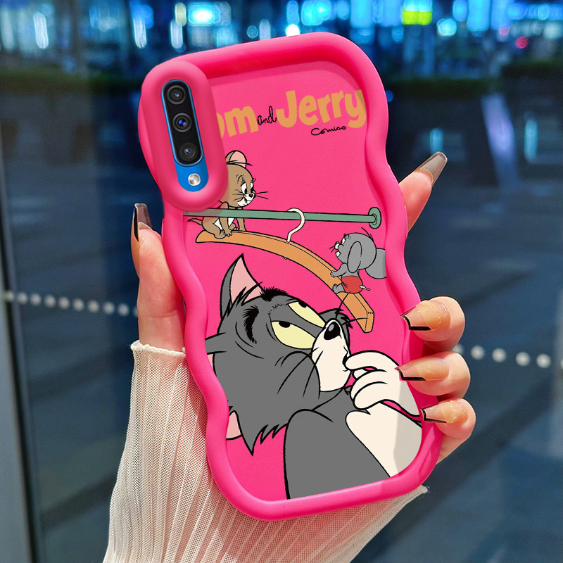 Casing Hp Untuk Samsung A50 A50s A30s Case HP Mouse pada gantungan casing Softcase ponsel terbuat da